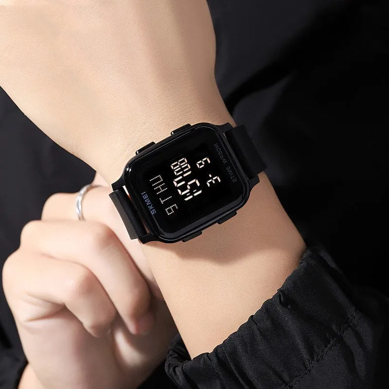 Skmei Square Waterproof Digital Sports Watch 1858 Original