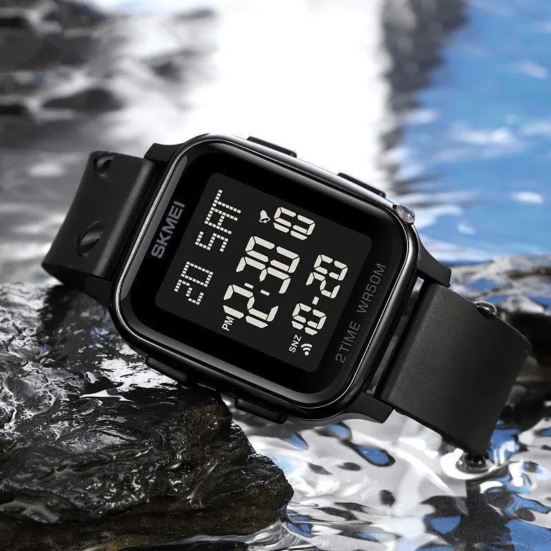 Skmei Square Waterproof Digital Sports Watch 1858 Original