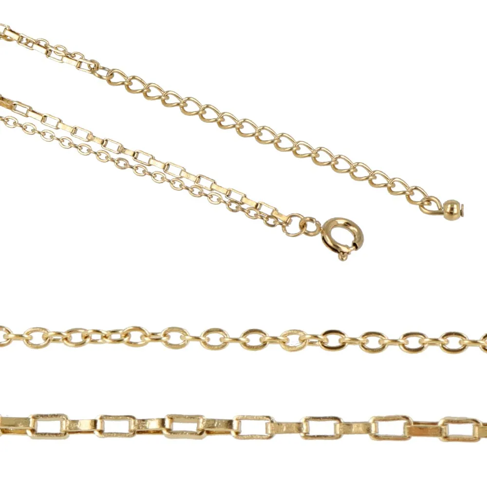 Stainless Steel Double Necklace
