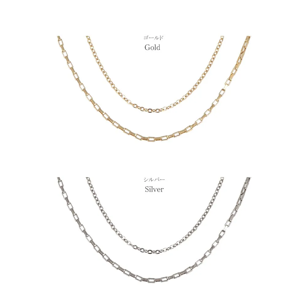 Stainless Steel Double Necklace