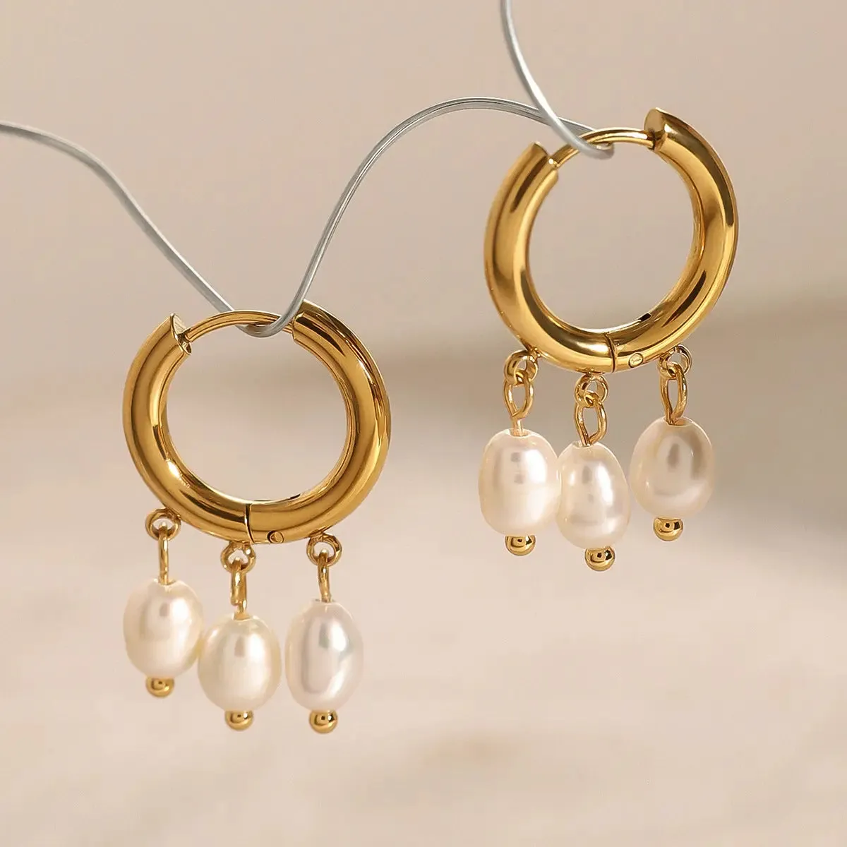 stainless steel earrings