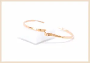 Summit Gold Bangle Cuff Bracelet