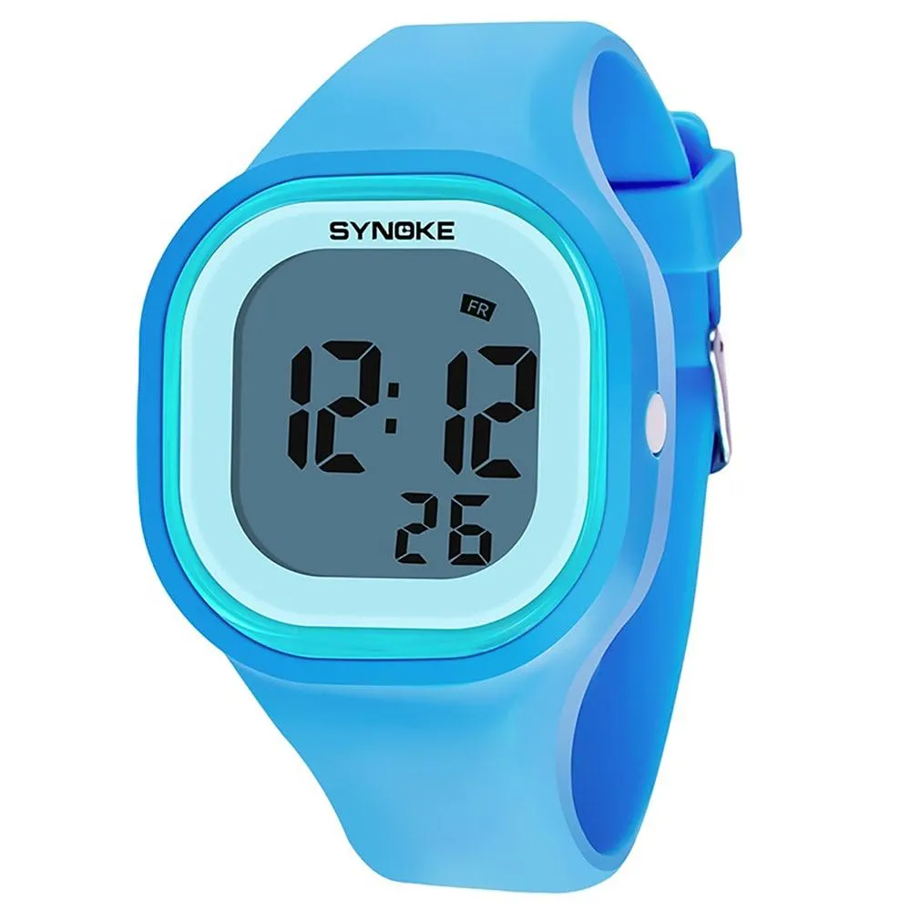 Synoke 66896 Digital Multicolor Light waterproof watch for Women & Girls