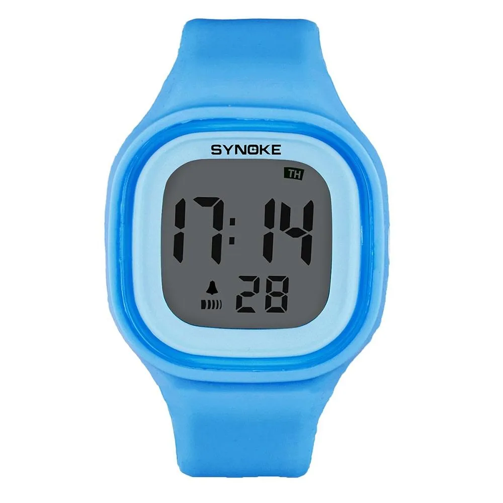 Synoke 66896 Digital Multicolor Light waterproof watch for Women & Girls