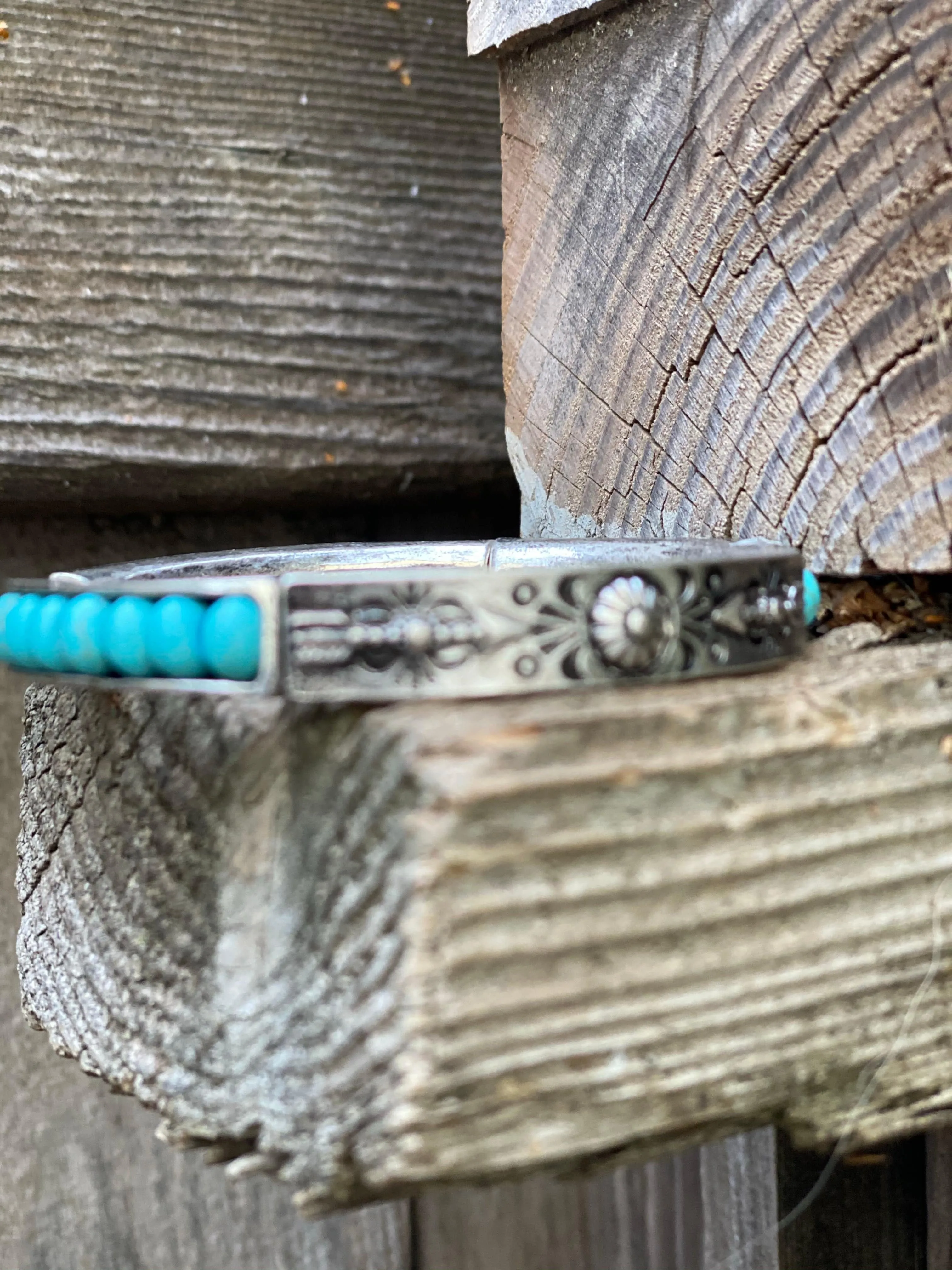 The Spring Turquoise & Silver  Bracelet