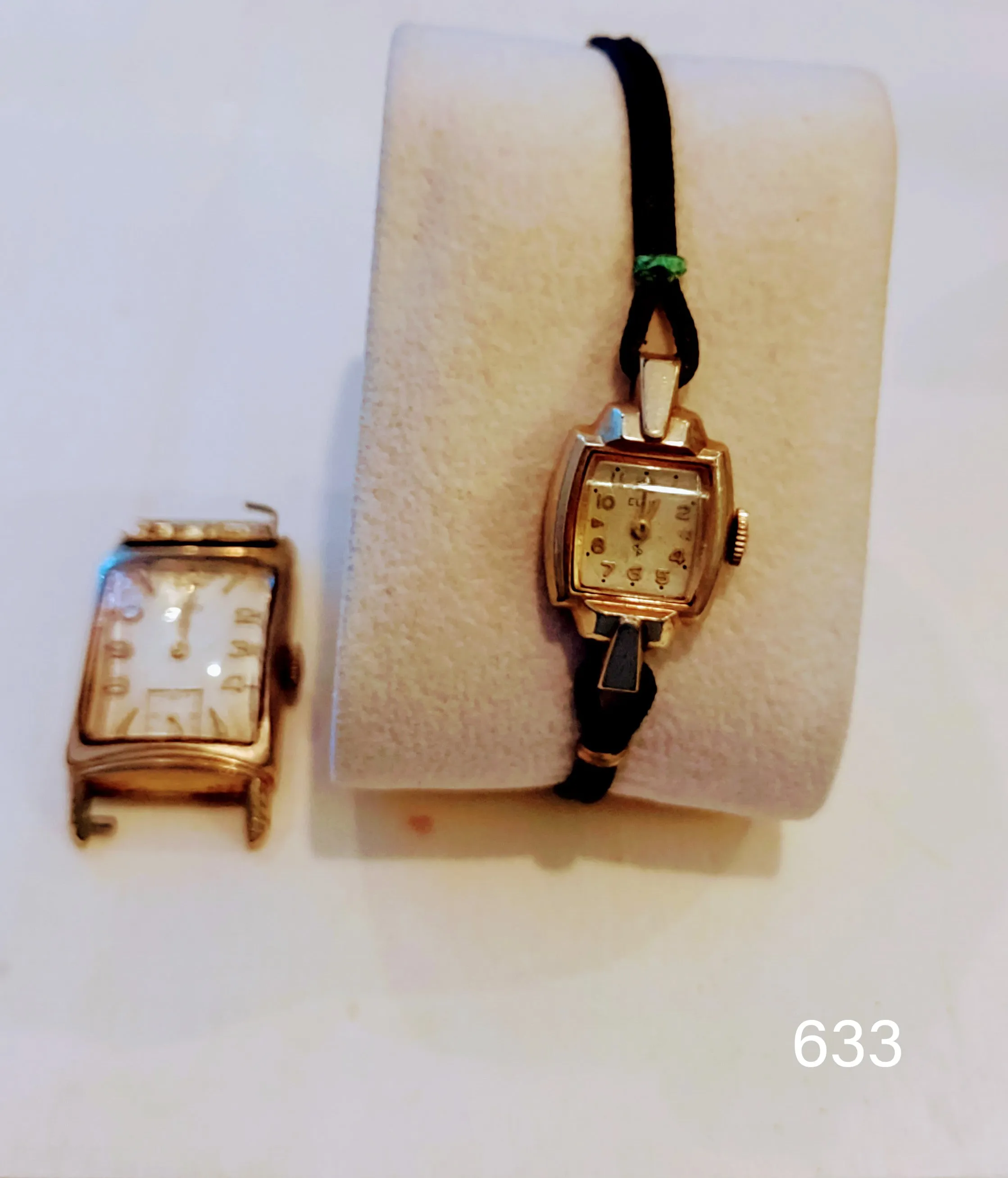Vintage Elgin men and women set Mechanical Wristwatch 17 Jewels Durapower