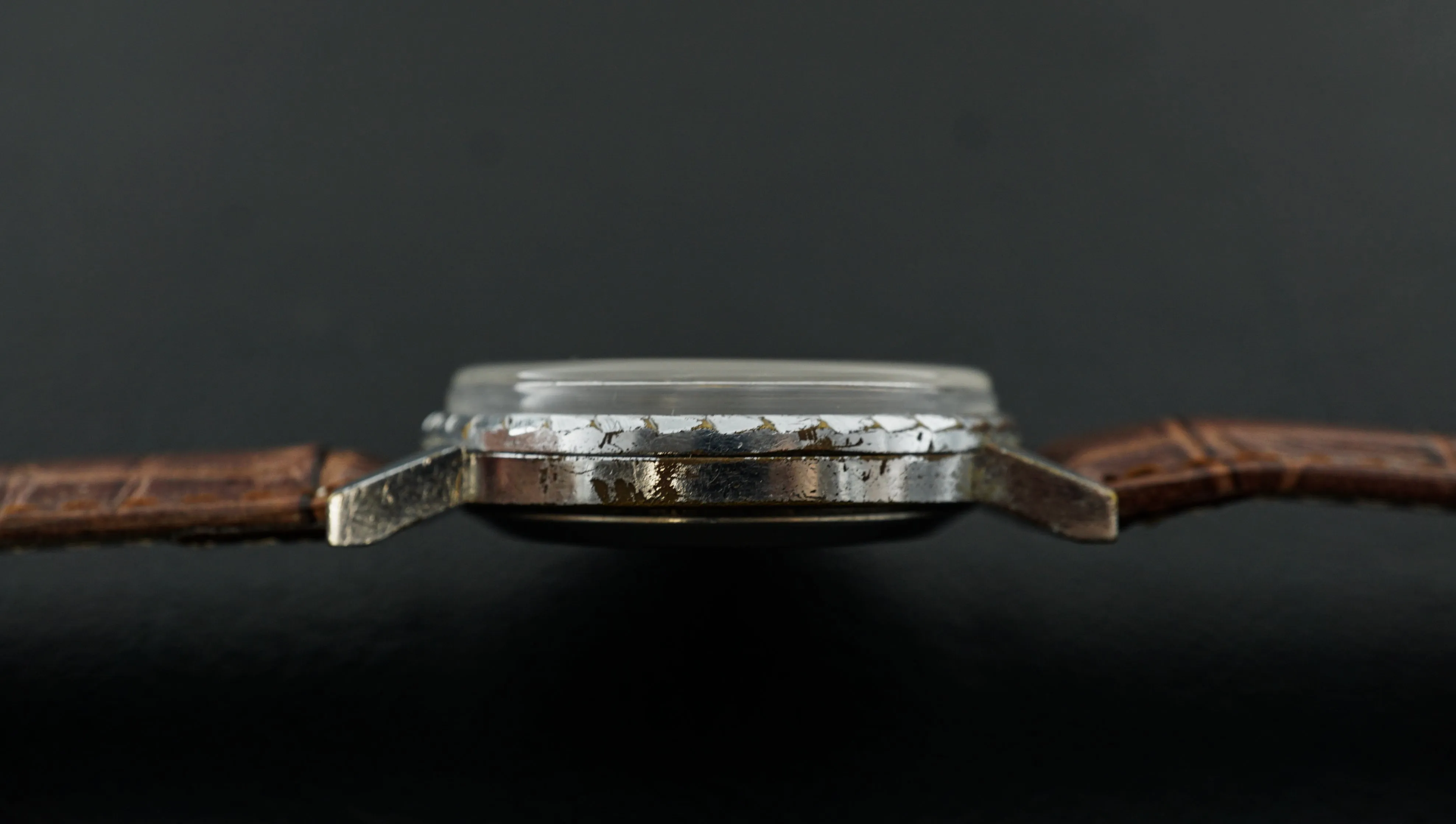 Vintage Original Pobeda ZIM 2602 watch brown dial