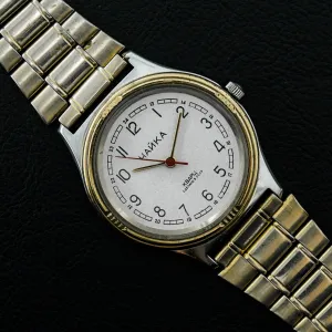 Vintage Soviet quartz wristwatch CHAIKA water-resistant