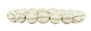 White Oval Pumpkin Stacker
