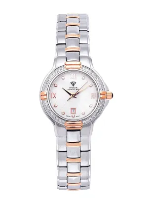 Womens Rose Gold Tone Diamond Watch | Appx 0.63 Carats