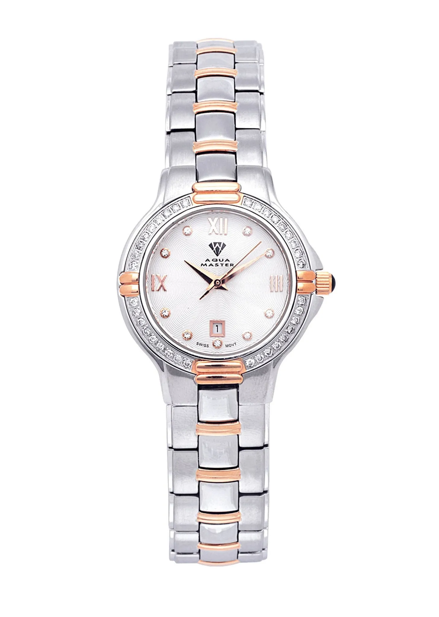 Womens Rose Gold Tone Diamond Watch | Appx 0.63 Carats