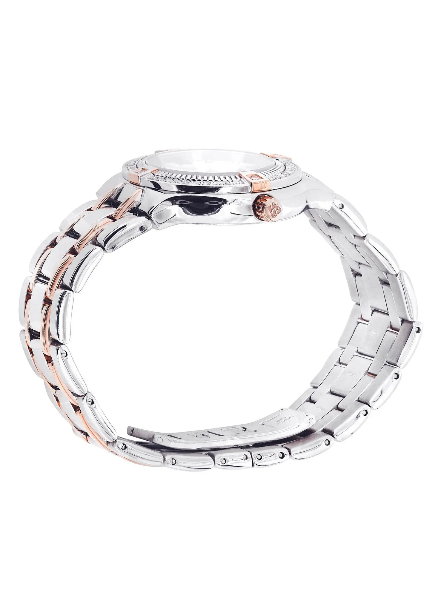 Womens Rose Gold Tone Diamond Watch | Appx 0.64 Carats