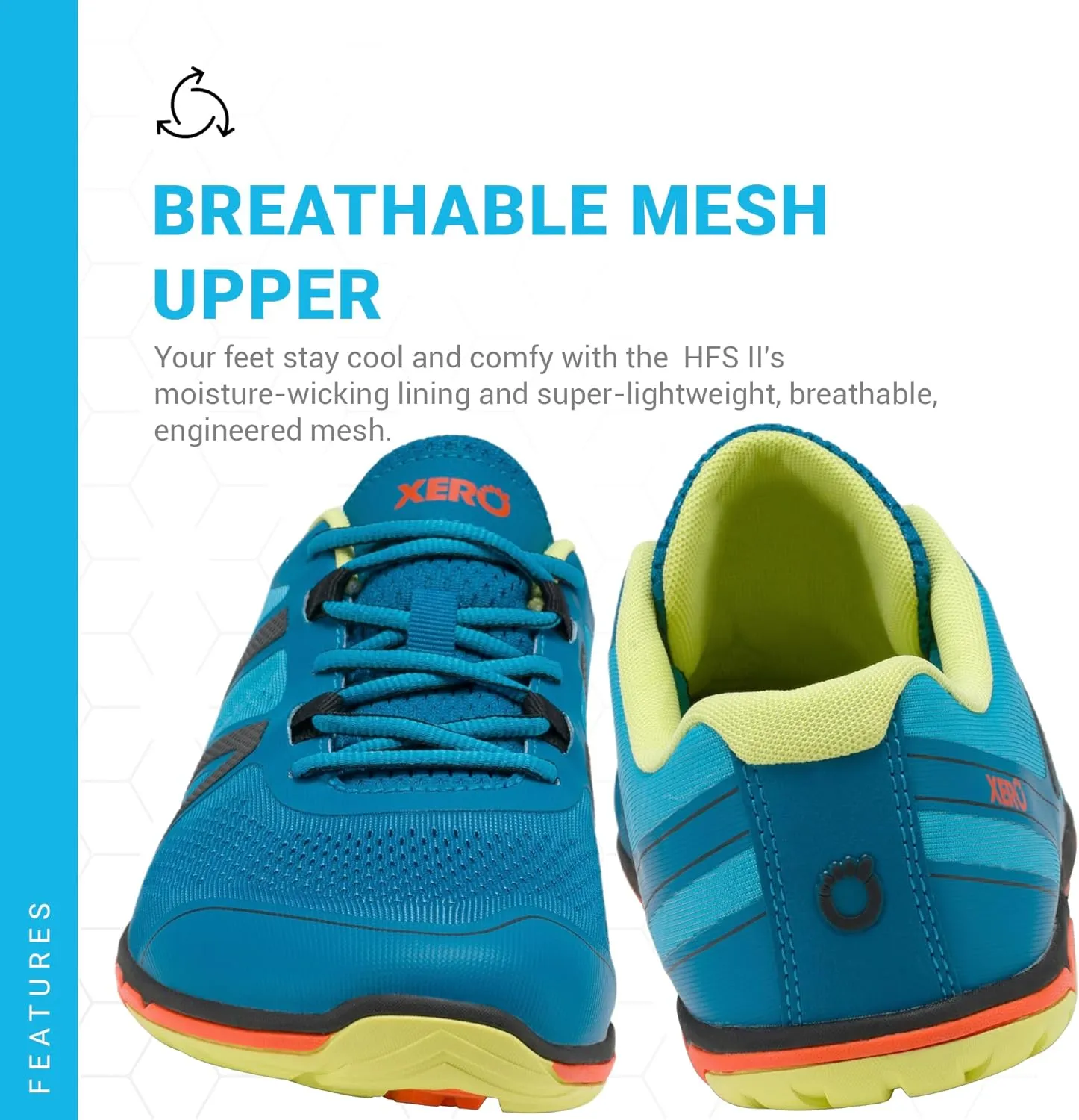 Xero Shoes Men's HFS II Barefoot Running Shoes