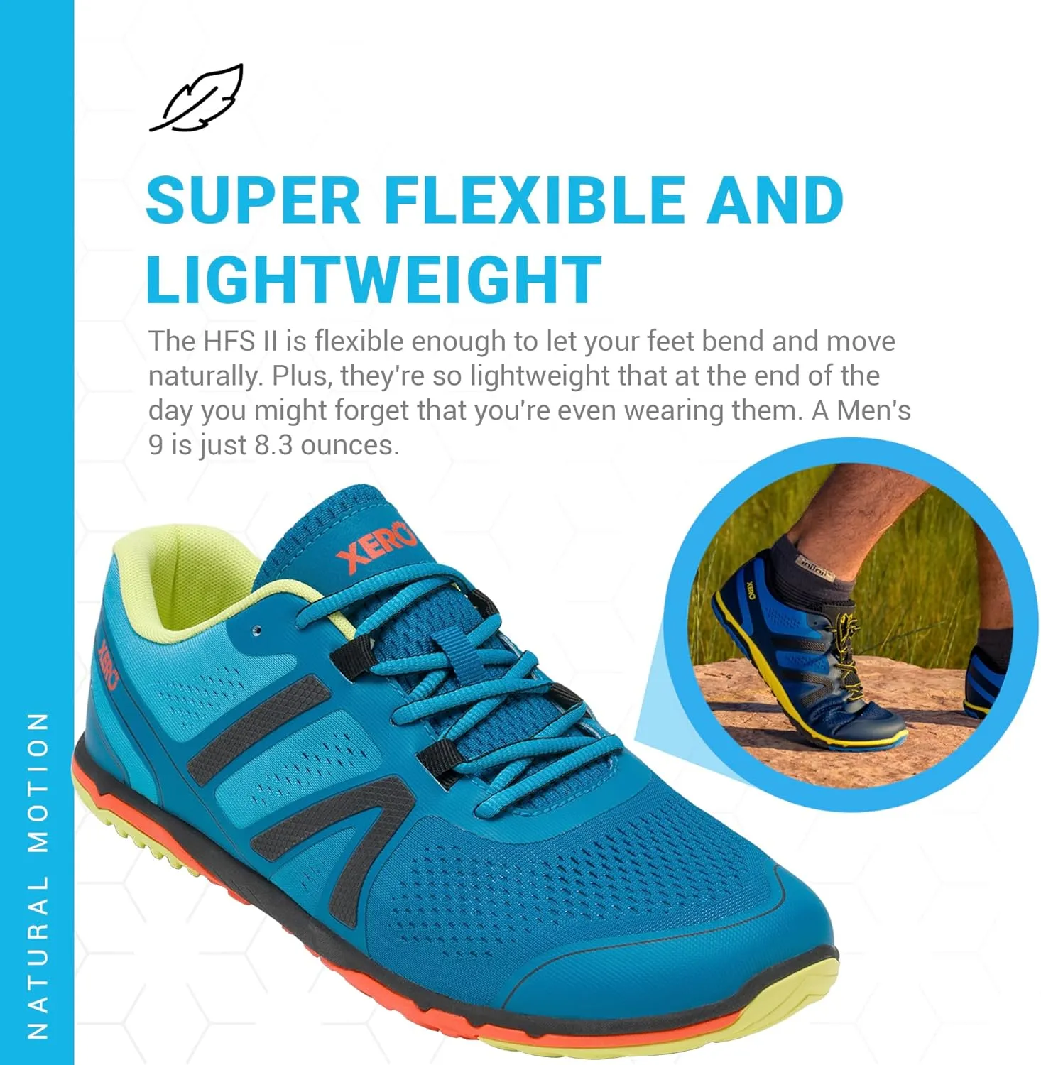 Xero Shoes Men's HFS II Barefoot Running Shoes